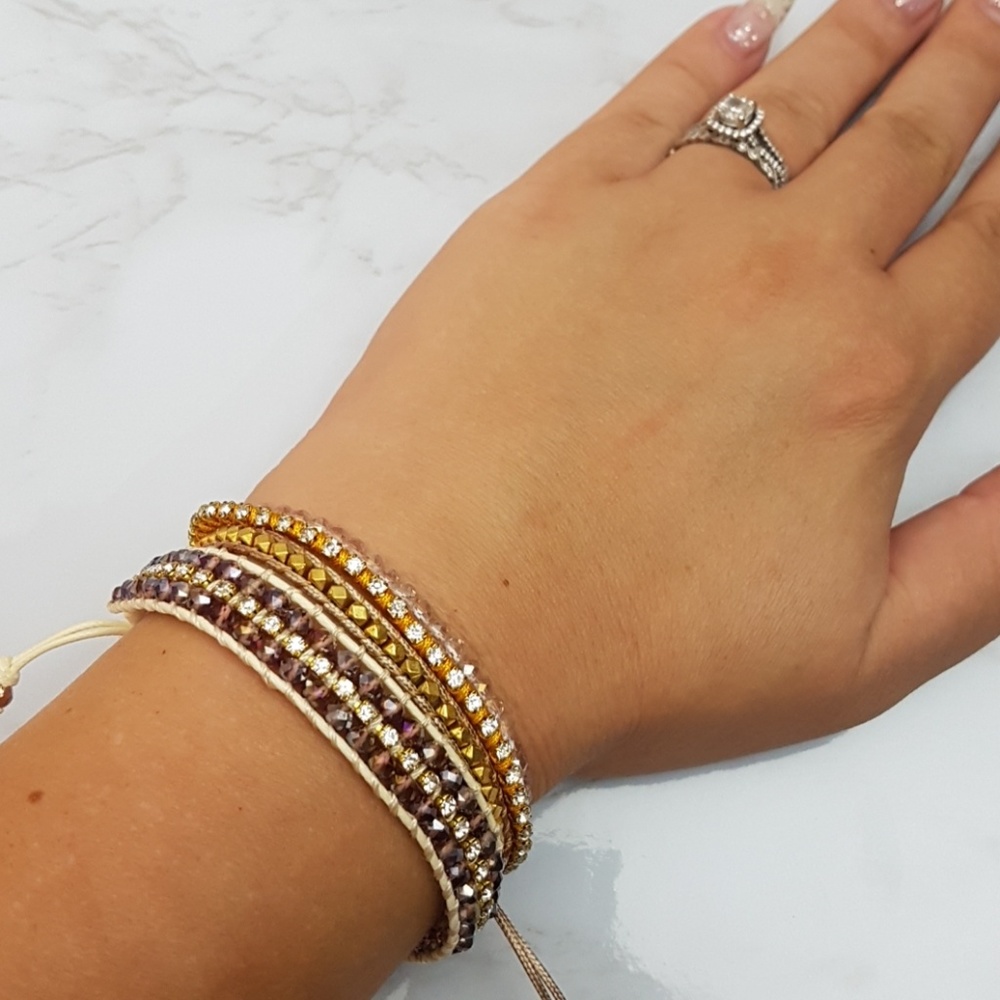 Boho Style 4 Bracelet Stack - Picture 5 of 6